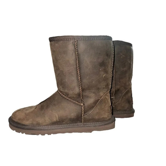 UGG Women's Leather‎ Short II Boot Size 5 - Picture 6 of 9